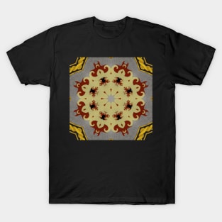Ornate Kaleidoscope based on Crimson Defiance (Seamless) 6 T-Shirt